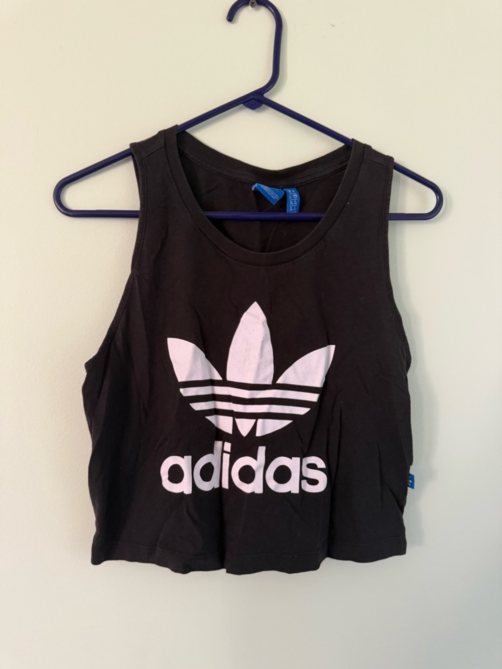 adidas cropped tank top